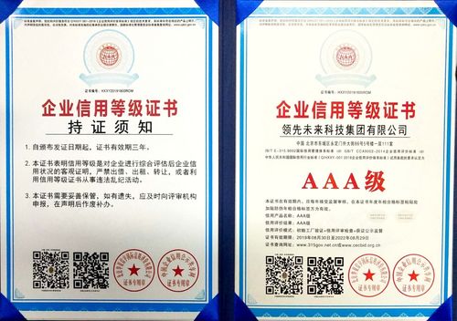 領(lǐng)先未來榮獲“3·15全國產(chǎn)品和服務(wù)質(zhì)量誠信示范企業(yè)”稱號，信息咨詢服務(wù)再獲行業(yè)認可